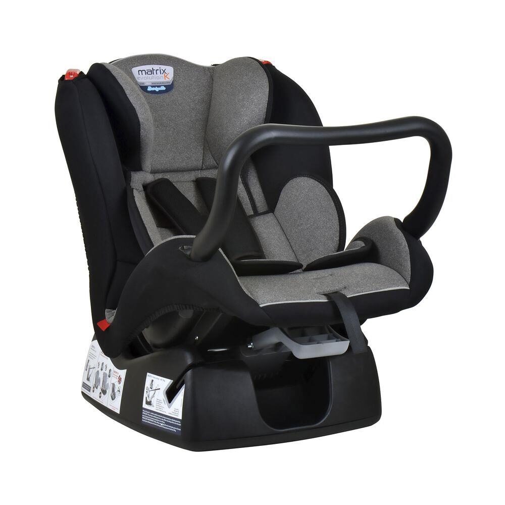 Cadeirinha de Carro Matrix Evolution Burigotto 0 a 25 kg Cinza ...