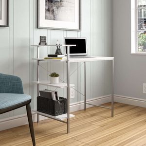 Mesa-para-Computador-Side-Storage-Desk-Cosco-Home---Branco-e-Cinza
