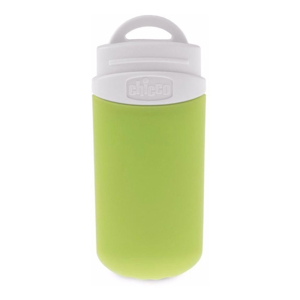 Pote Térmico Infantil 440ml - Aço Inoxidável, Mantém Temperatura 6h | Com Colher, Verde