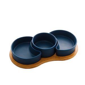 Jogo-de-3-Petisqueiras-e-Bandeja-Wolff-Azul-Matt-de-Porcelana-Jogo-de0cm-24-57-66-73-07-1