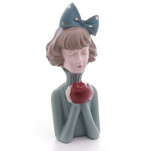 Figura-Boneca-com-Maca-Wolff-de-Resina-9cm-x-9cm-x-23cm-24-50-66-177-00-1