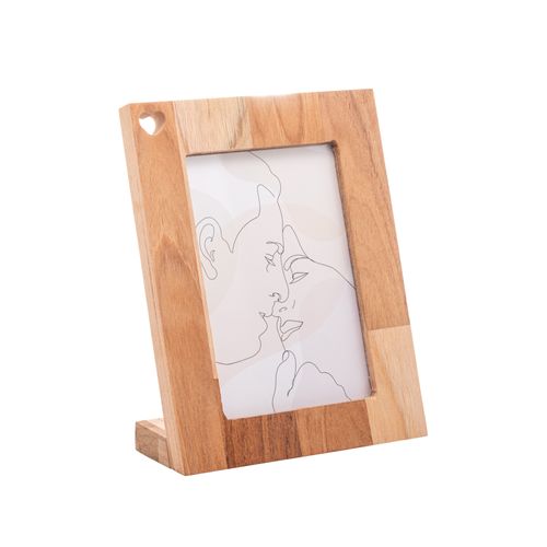 Porta-Retrato-de-Madeira-Teca-Marrom-10cm-x-15cm---Woodart-24-50-66-206-00-1