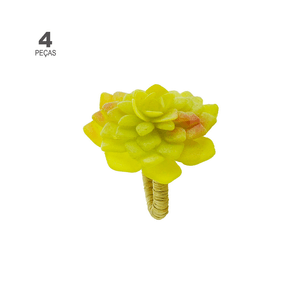 Jogo-de-4-Aneis-para-Guardanapos-Wolff-Flor-Amarela-de-Plastico-7cm-24-57-66-125-16-1