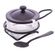 Queijeira-com-Colher-Wolff-Italy-Preto-Fosco-de-Vidro-16cm-24-57-66-420-01-4