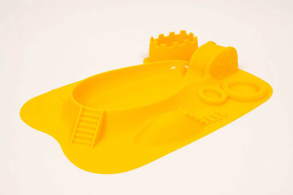 Jogo Americano Divertido em Silicone Girafa Amarela - Marcus&Marcus