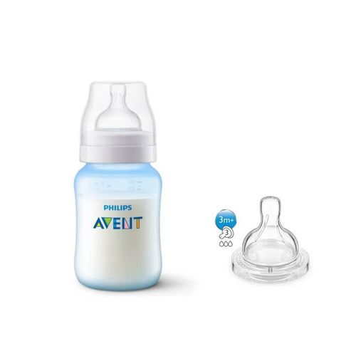 Kit-Duplo-Mamadeira-Anti-Colic-Transparente-260ml-Philips-Avent-8-24-58-48-00-1