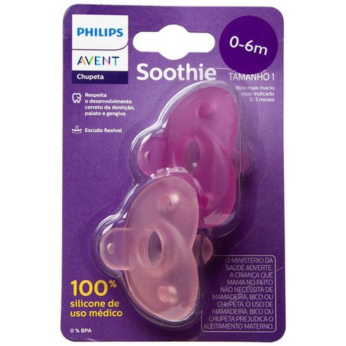 Chupeta-Soothie-0-3M-dupla-Rosa---Philips-Avent-8-25-58-23-18-1 Chupeta-Soothie-0-3M-dupla-Rosa---Philips-Avent-8-25-58-23-18-1