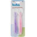 Kit-Colher-Silicone-Baby-2-pcs-Rosa-e-Lilas---Buba-8-24-57-34-18-6