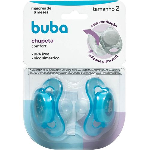 Kit-2-Chupetas-Comfort-Tamanho-2-Ursinho-Estrela-Azul---Buba-8-25-57-85-07-1