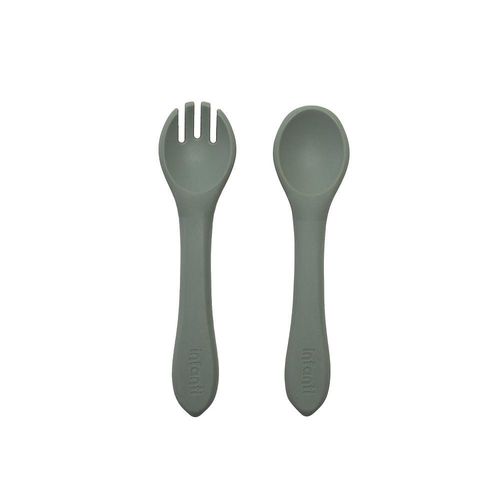 Garfo-e-Colher-de-Silicone-Piccolo-Verde---Infanti-8-24-23-61-11-1