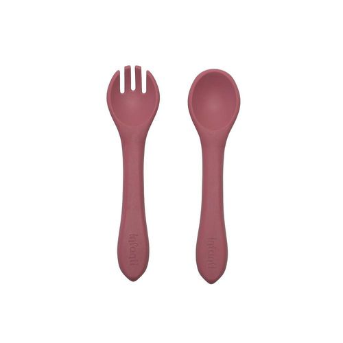 Garfo-e-Colher-de-Silicone-Piccolo-Rosa---Infanti-8-24-23-62-18-1