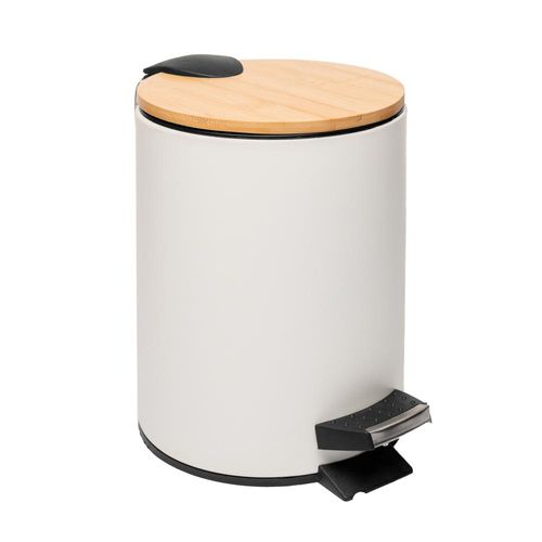 Lixeira-Redonda-de-Metal-com-Pedal-Tampa-em-Bambu-Branca-5L-24-70-159-04-06-1